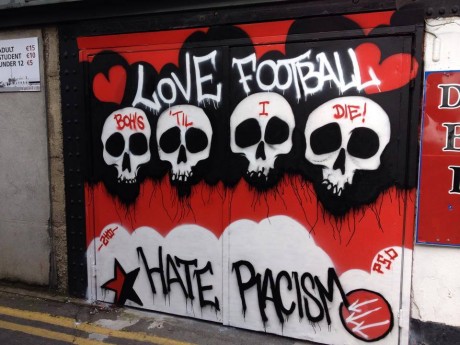 lovefootballhateracism