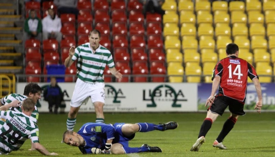Kevin Devaney's winner against Rovers - by Eddie Lennon