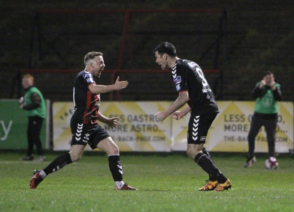 Wardy and Dinny celebrate - A. Baldiemann