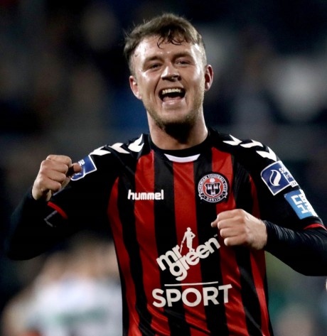 Philly Gannon and Keith Buckley celebrate 13/4/2018