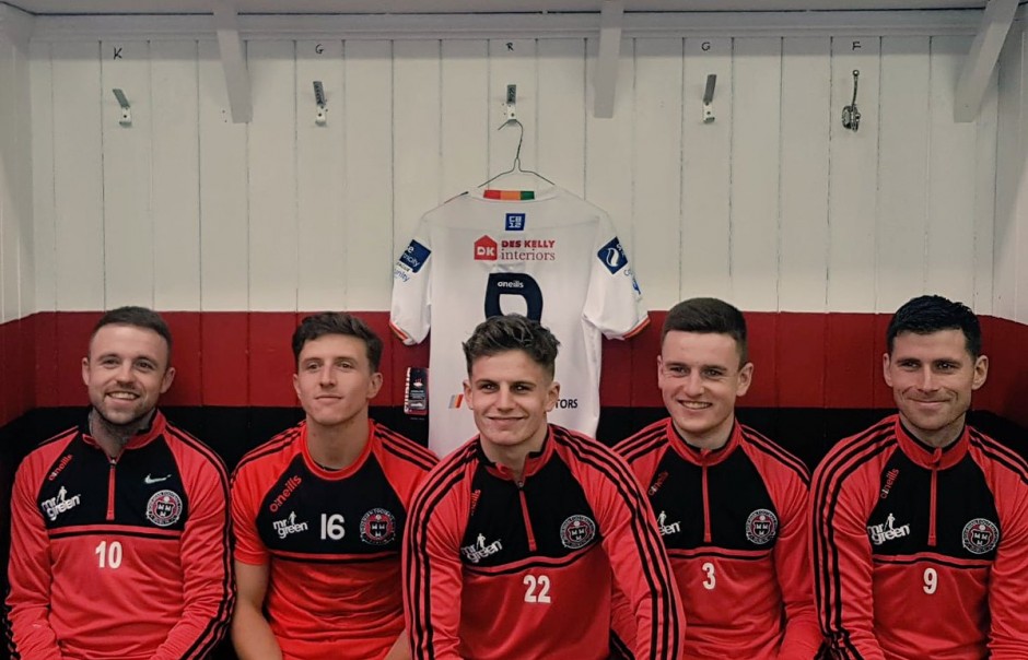 Players at first team meeting