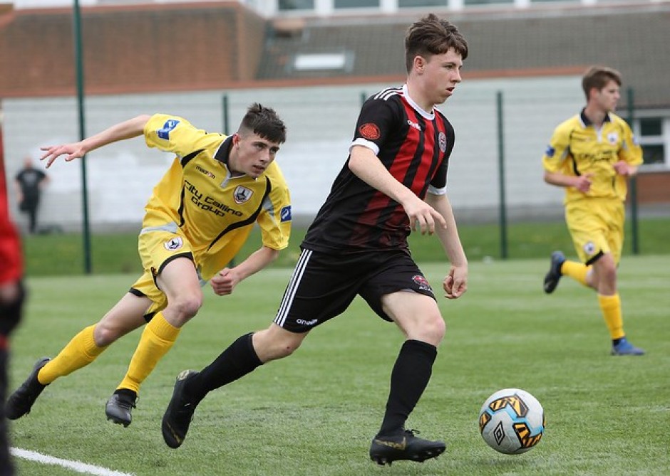 Bohs-SKB U17s in action against Longford - Stephen Burke