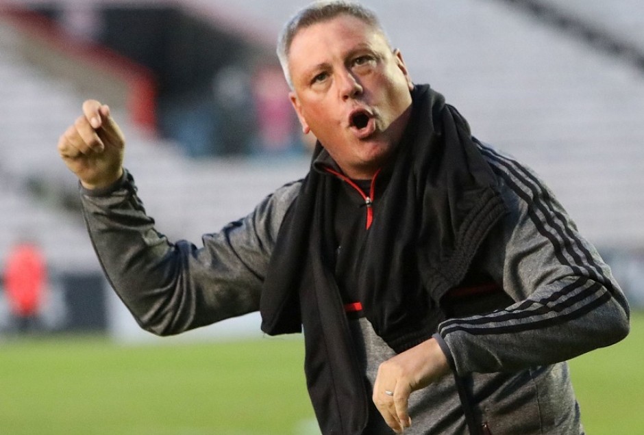 Keith Long rallies supporters - Stephen Burke