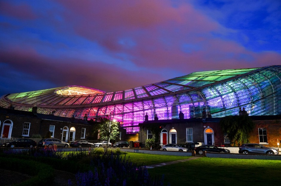 Aviva Ireland light up Aviva Stadium to celebrate Pride Month