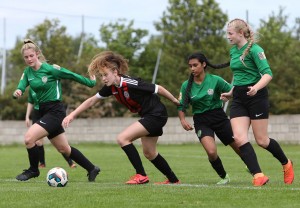 Bohs U17W in action against Greystones - Stephen Burke