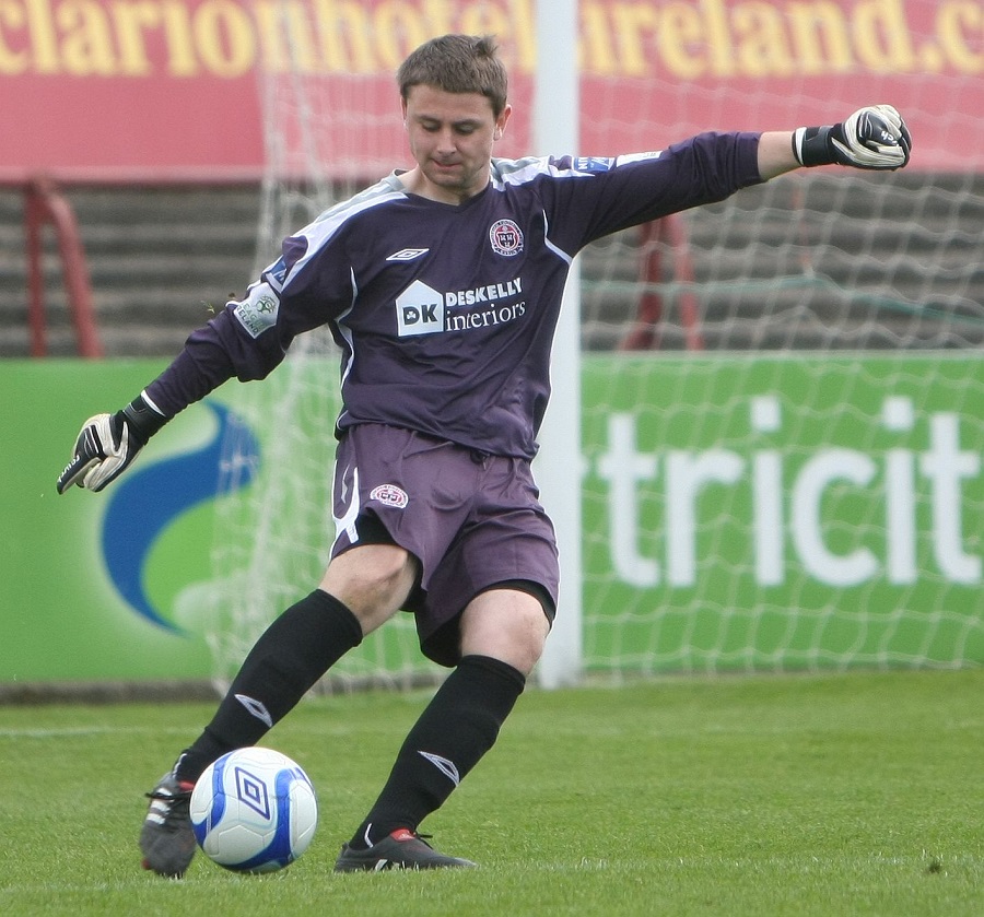 Craig Sexton in action at Dalymount Park - Stephen Burke